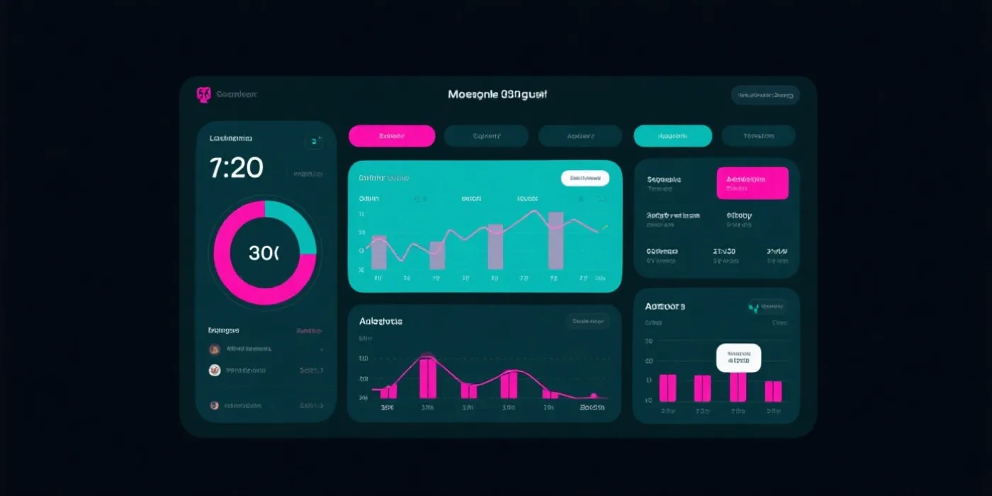 赛事数据面板示意图