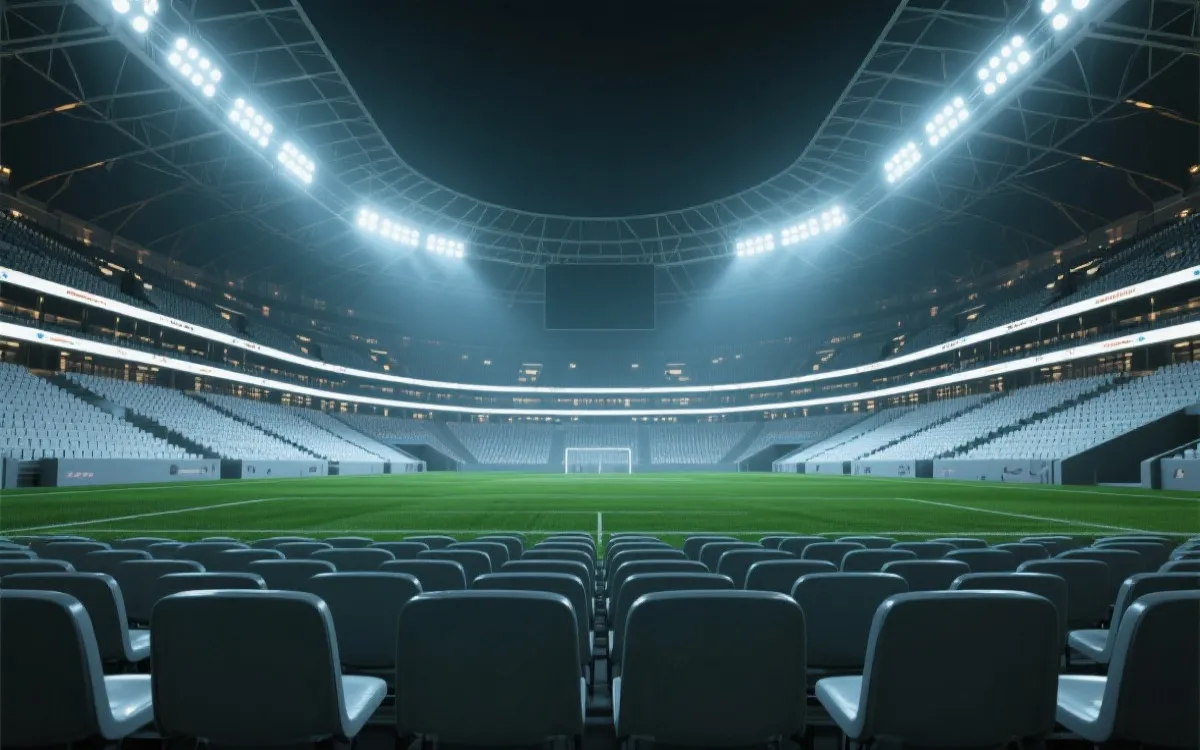 世界杯场馆观赛氛围示意图